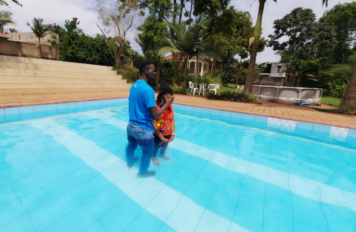 BAPTISM AT CONDIE MOSES MINISTRIES.