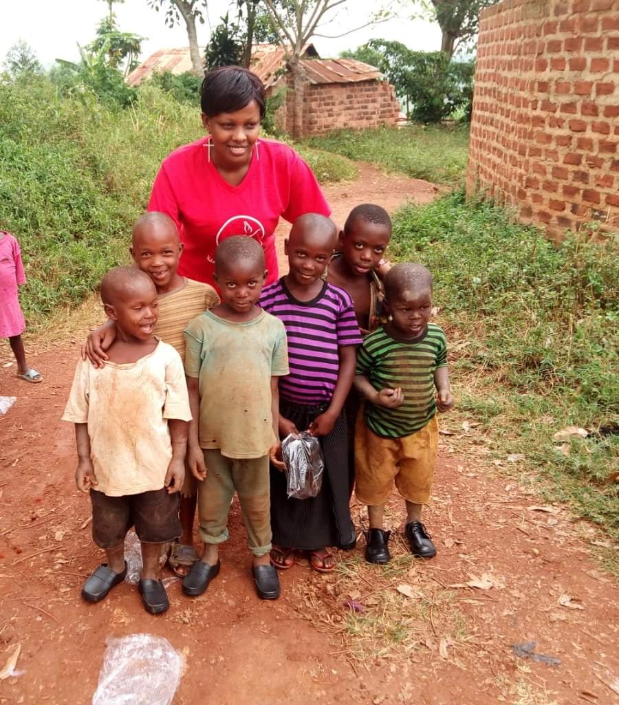 2ND GROUP TO BE GIVEN SHOES FOUND ALONG THE WAY !!!