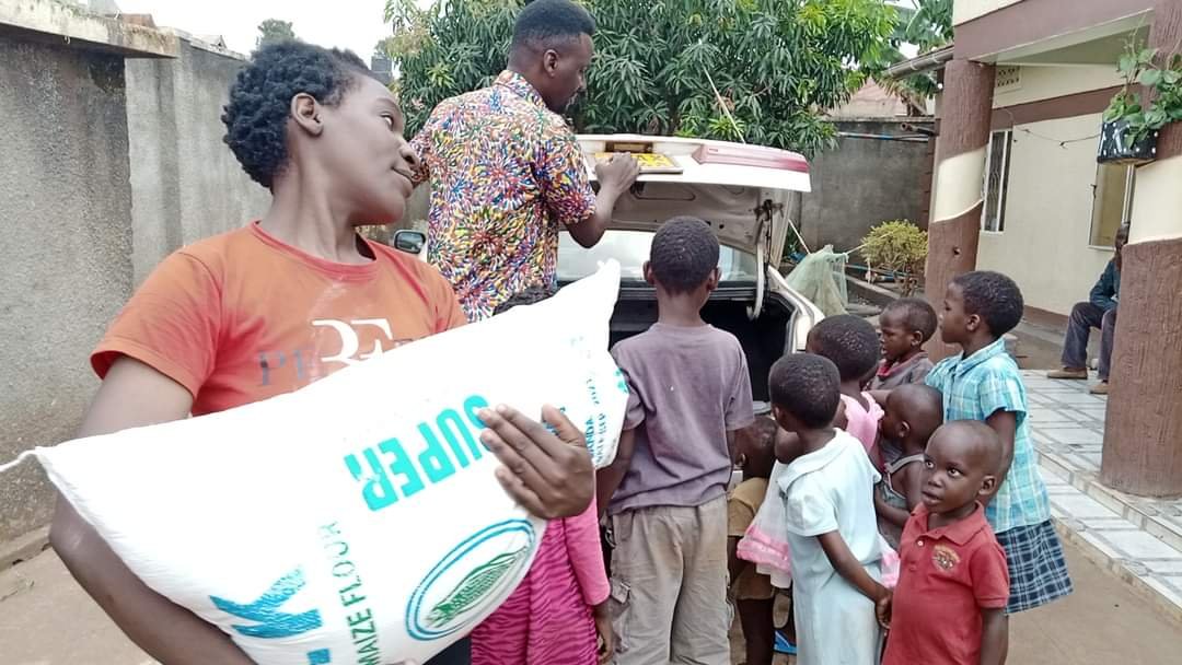 REACHING OUT TO ORPHANS WITH GIVING.