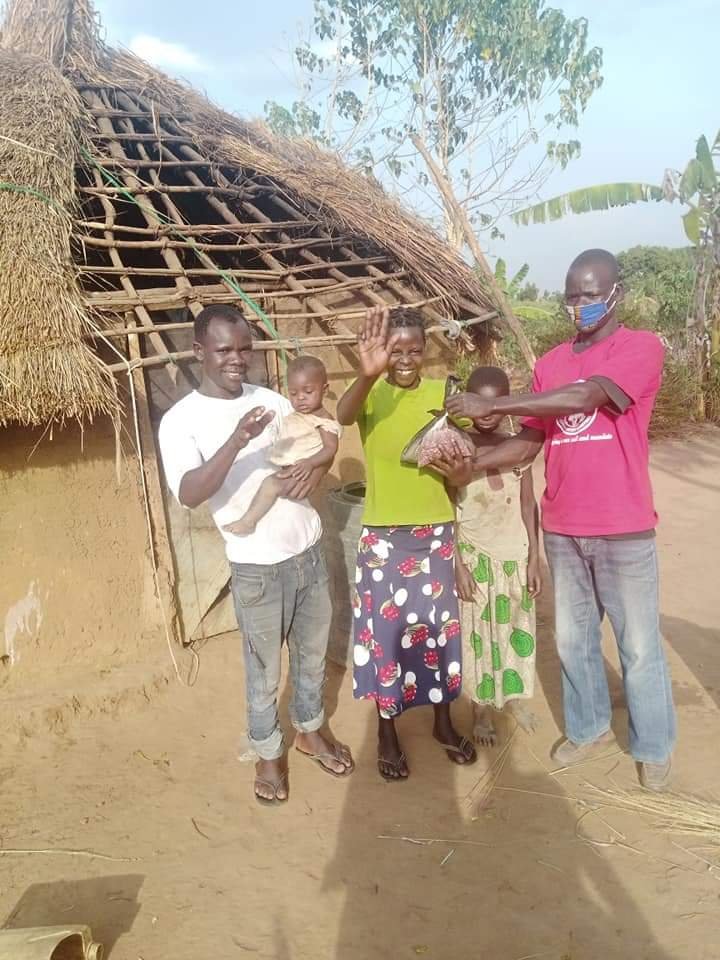 GIVING FOOD AND THE GOSPEL REACH OUT.