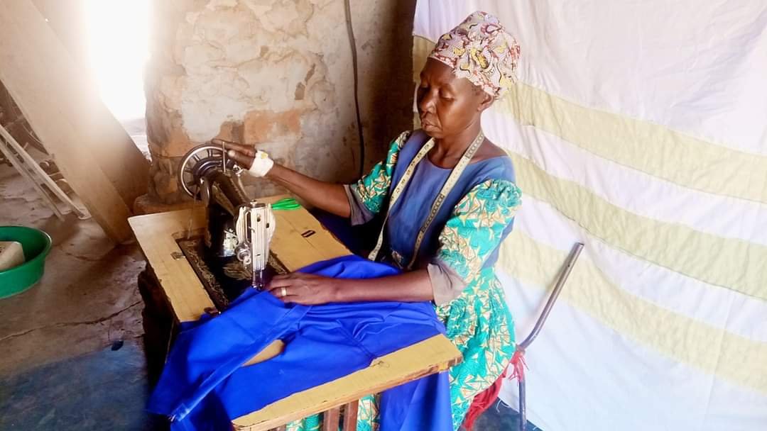 50 UNIFORMS MADE FOR EACH CHILD IN THREE DAYS .