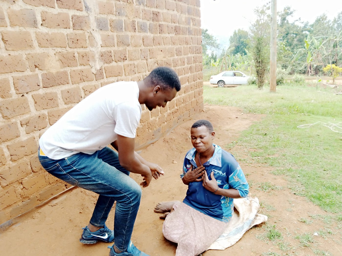AFTER RECEIVING A BLESSING ALL SHE COULD GIVE IS HER LIFE TO GOD !