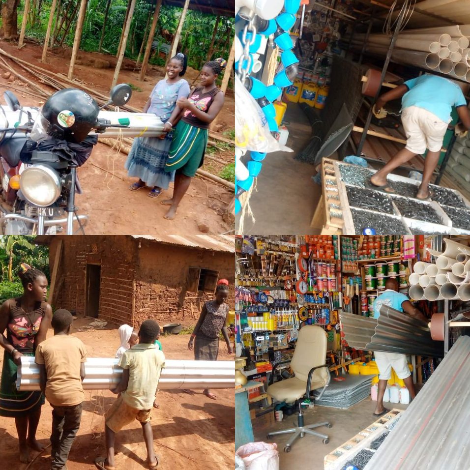 BUYING IRON SHEETS CHURCH PROJECT .