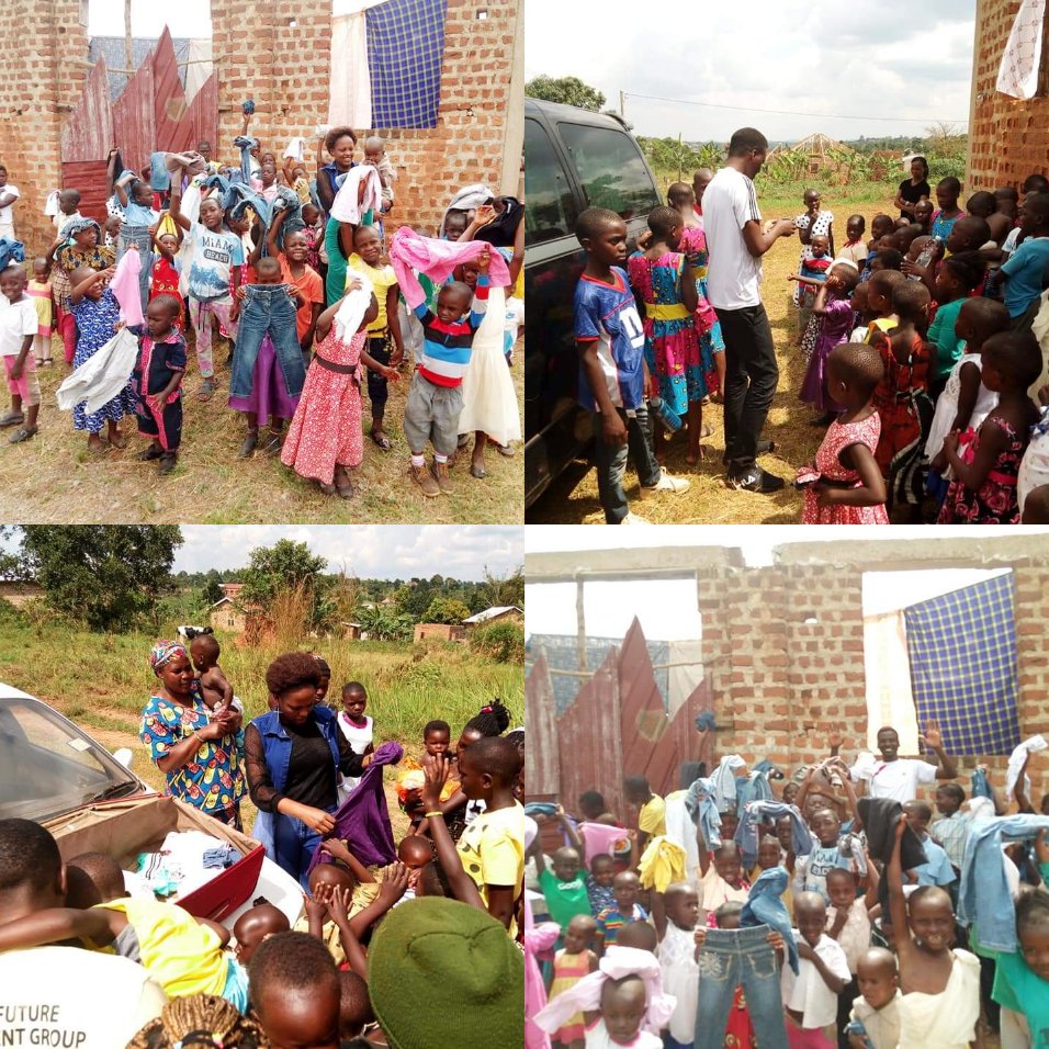 GIVING OUT THE GOSPEL AND CLOTHERS !!