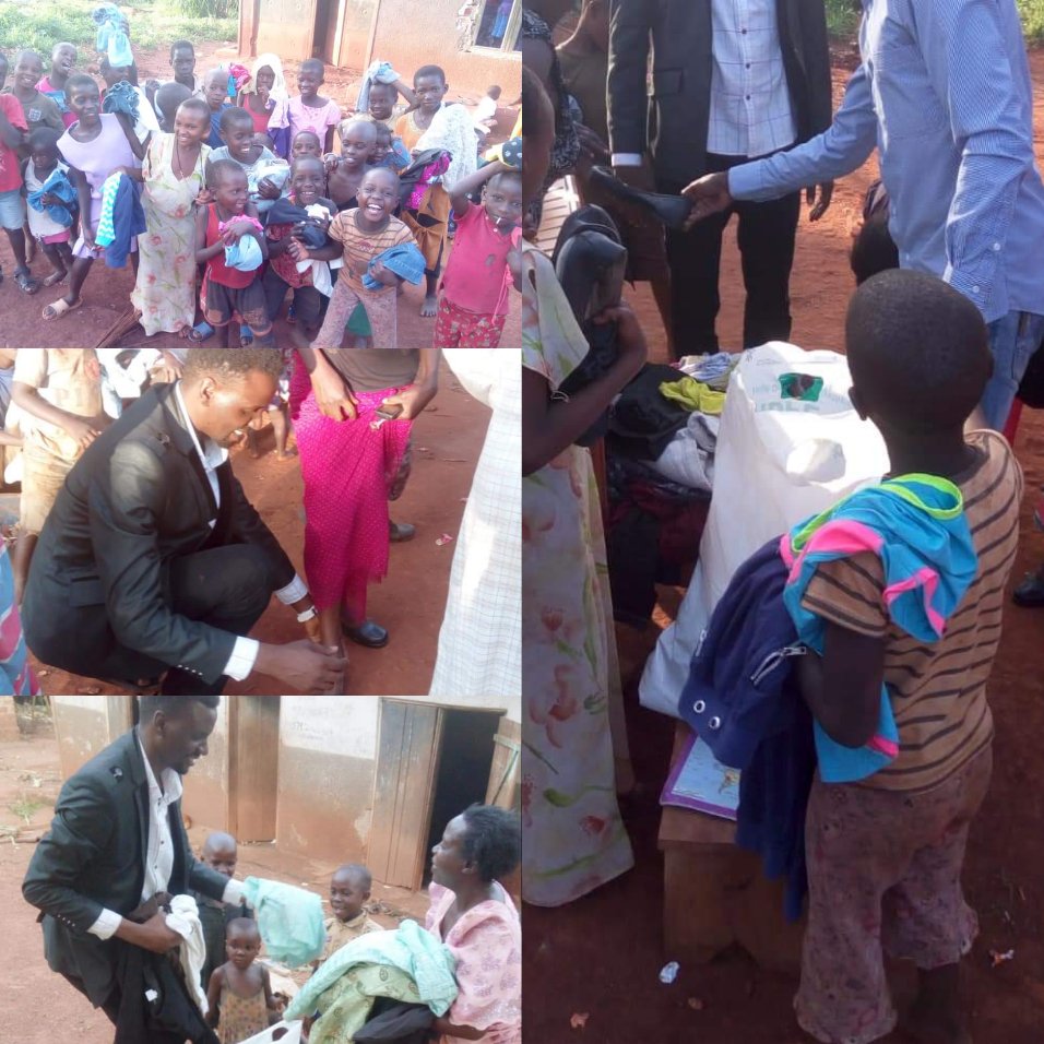 BLESSING COMMUNITY WITH CLOTHES & SHOES.