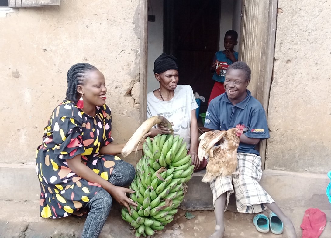 REACHING OUT WITH THE GOSPEL AND GIVING .