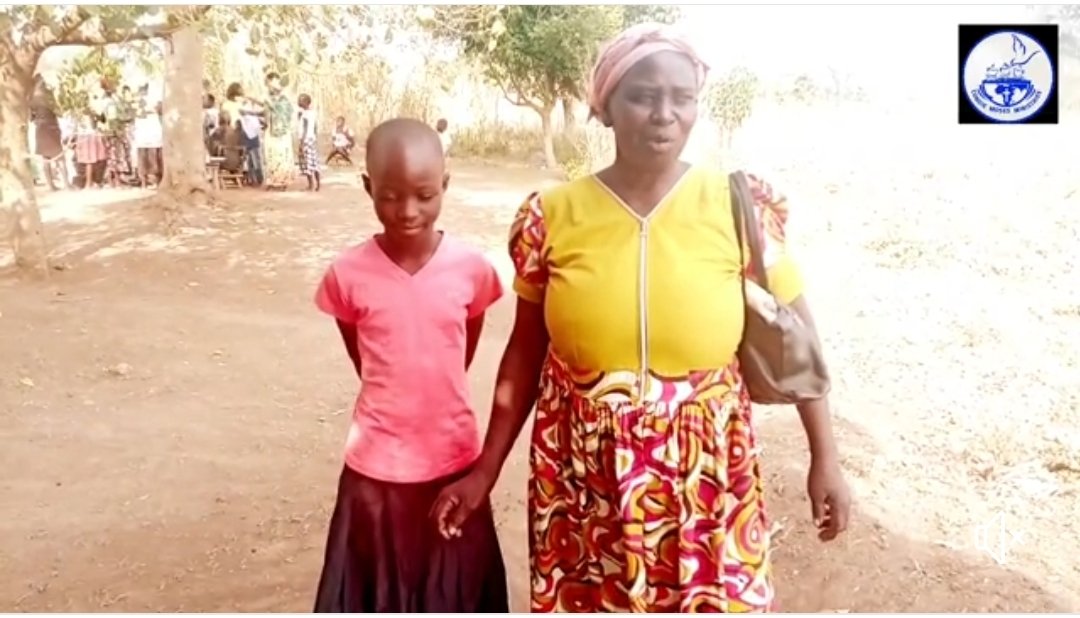 A GIRL BLESSED WITH NEW CLOTHES.(TESTIMONY)