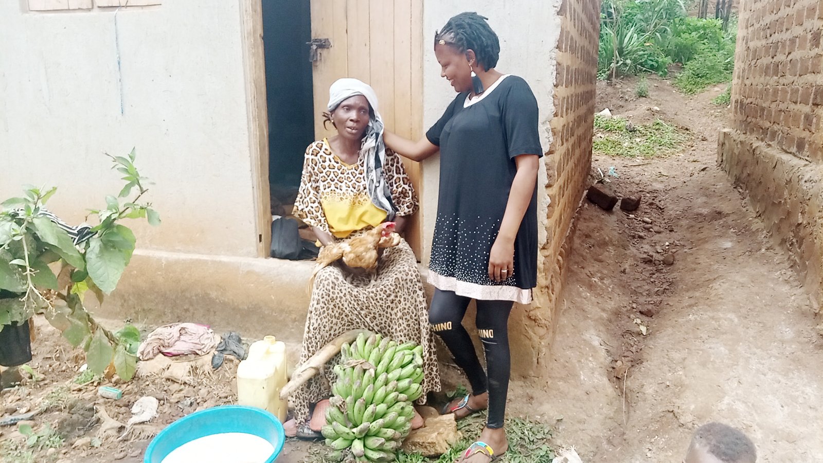 BLESSING HOUSE WITH FOOD SURPRISE VISIT.